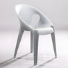 Ambro White Accent Chair