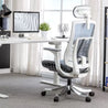 Inspiron White (Mesh Seat) High Back (With Headrest) Executive Chair